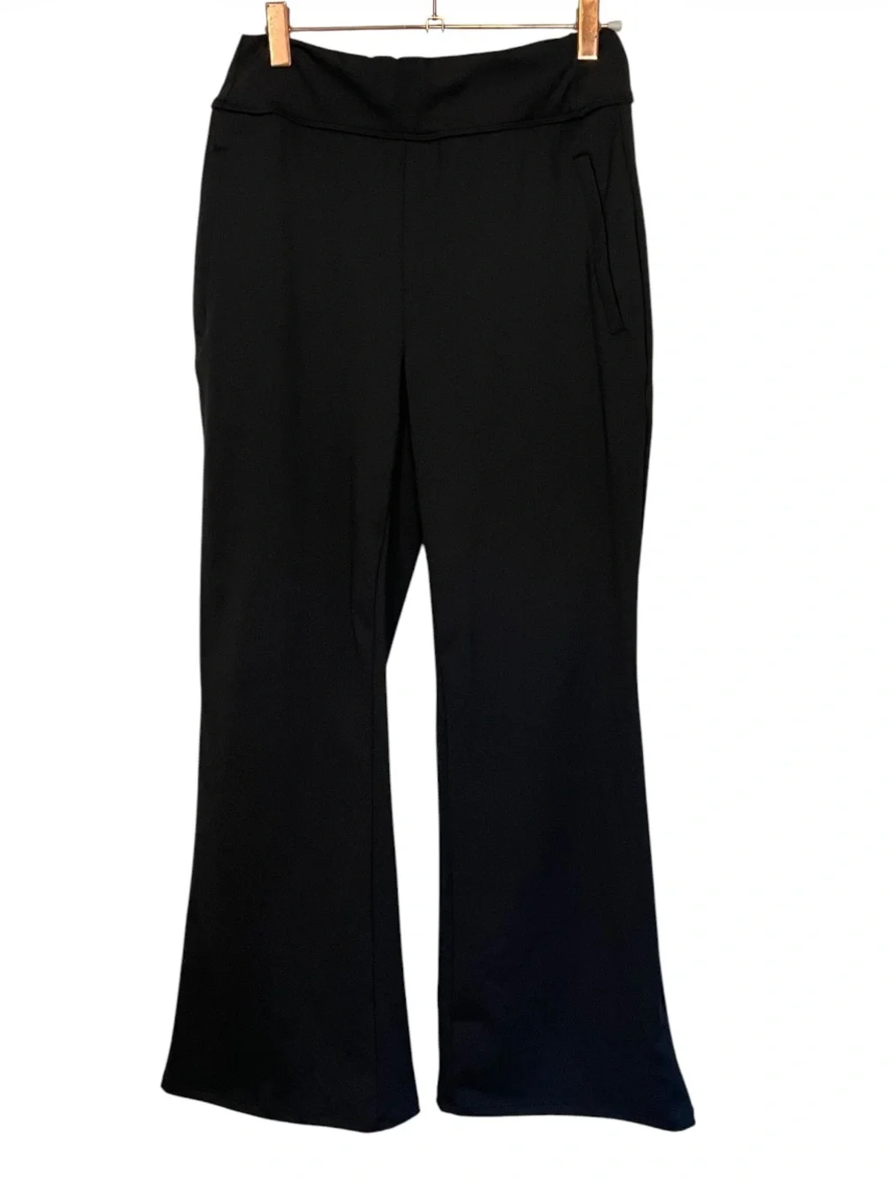 Halara Flex DayStretch Mid Rise Side Zipper Pocket Work Flare Pants
